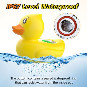 Kỹ Thuật Số Bé Tắm Nhiệt Kế Với <span class=keywords><strong>3</strong></span>-Màu Backlit Hiển Thị Bền Nhựa Nổi An Toàn Tắm Ống Hộ Gia Đình Mục - Product Image 2