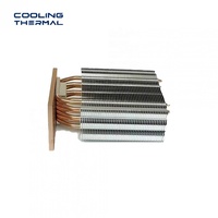 Radiateur à caloducs LED haute puissance 100W 300W avec tubes en cuivre et ailettes en aluminium pour le refroidissement des lampes de culture et des éclairages de scène