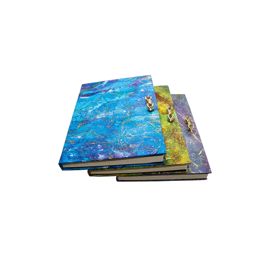 Handmade Lokta Paper Vajra Journal Kraft Paper Notebook Wholesale In Stock High Quality Customizable