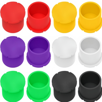 Bouchons en silicone pour flacons 3ml 5ml, anti-fuite, multicolores, réutilisables, en vrac, de haute qualité, de qualité alimentaire, anti-poussière, pour usage en laboratoire