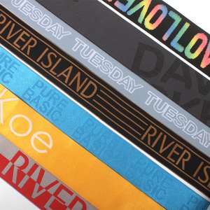 Wholesale Underwear Webbing Nylon Band Customized Pattern Color Ribbon Tape Clothes <b>Elastic</b> Jacquard Bands - Product Image 6