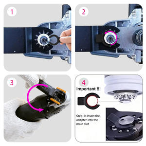 Hoja <span class=keywords><strong>de</strong></span> <span class=keywords><strong>Sierra</strong></span> Oscilante Universal para Trabajar la <span class=keywords><strong>Madera</strong></span>, Juego <span class=keywords><strong>de</strong></span> Herramientas Multiusos, Hoja para <span class=keywords><strong>Madera</strong></span>, Plásticos y Metal - Product Image 5