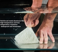 Ruban adhésif en aluminium butyle de 1 mm, résistant à l'eau, pour la réparation des fuites de toiture, écologique, vente en gros d'usine