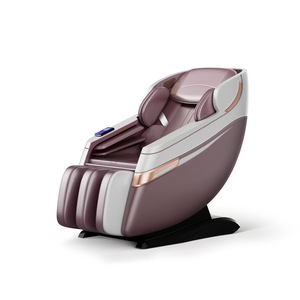 Electric Massage Chair Full Body 4D Robotic Hand SL Guide Rail PU Leather <b>Plug</b> In One Piece Molding Commercial Use - Product Image 5