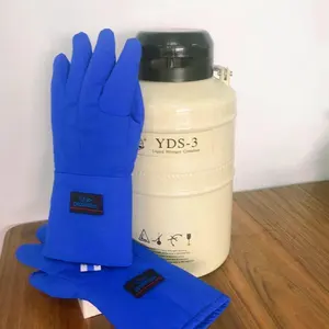 YDS-3 portable small liquid nitrogen tank with cryogenic glov es