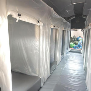 Tente de douche extérieure gonflable monobloc 30' personnalisée par le fabricant, étanche avec sac de rangement pour vêtements, installation facile - Product Image 1