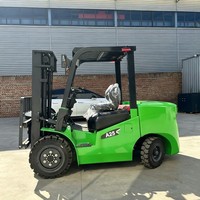 Chariot élévateur électrique à haute efficacité de 2,5 tonnes avec batterie au lithium à charge rapide pour la logistique, fabricant de chariots élévateurs contrepoids