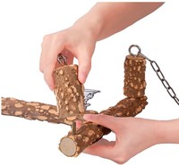Vente en gros de balançoire pour nid de jardin grande chaîne en fer balançoire hamac pour perroquet en bois