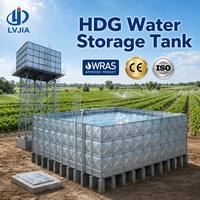 Prix d'usine, fournisseur fabricant, panneau 1,22x1,22m en acier Q235, réservoir d'eau souterrain galvanisé à chaud pour ferme en Ouganda