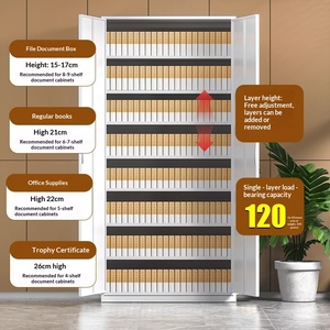 Meuble <span class=keywords><strong>de</strong></span> bureau à 3 tiroirs avec glissières silencieuses, taille personnalisée, conception insonorisante, verrouillable, en acier, style bois - Product Image 5