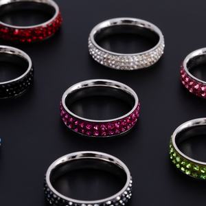 Anillos de Compromiso de Fábrica Directa para Mujer, Joyería de Cristal CZ, Regalos de Aniversario, Precio Económico - Product Image 4