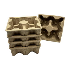 Tùy Chỉnh Đúc Bột Nến Jar Chèn Khay Bao Bì Phân Hủy Sinh Học Khô Ép Chai Thủy Tinh Shipper - Product Image 5