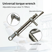 15-70N.cm fournitures dentaires montage d'implant dentaire chirurgical tournevis clé dynamométrique universelle Kit prothétique