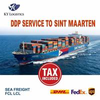 Agent d'expédition et transitaire expert pour les services logistiques de la Sainte-Maarten, service aérien et maritime de la Chine vers la Sainte-Maarten, livraison porte-à-porte, le meilleur