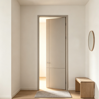 Porte coupe-feu en bois massif de haute qualité, artisanat haut de gamme, imperméable, antivol, cadre renforcé pour maison, villa, hôtel et appartement