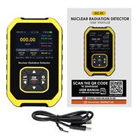 Détecteur de rayonnement numérique, dosimètre, compteur Geiger, moniteur radioactif rechargeable pour rayons bêta, gamma et X, testeur commutable