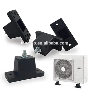 Anti-vibration shock absorbing rubber mounting for air conditioner rubber stand