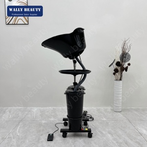 <span class=keywords><strong>Bac</strong></span> à <span class=keywords><strong>shampoing</strong></span> portable réglable en hauteur avec plateau pour le lavage des cheveux - Product Image 3