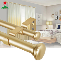 Tringles à rideaux d'extérieur robustes de haute qualité, tringles à rideaux pour patio, tringles à rideaux pour portes, décoration de fenêtres extérieures