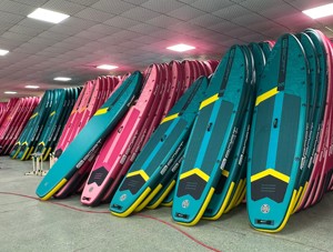 Bán buôn biểu tượng tùy chỉnh 11 '* 34 "* 6" đứng lên paddleboard isup Inflatable sup Board lướt sóng màu hồng Yoga mái chèo Hội Đồng Quản Trị Đại Dương vùng biển - Product Image 3