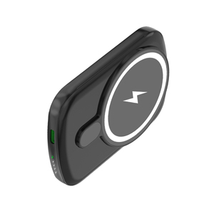 5000mAh Super Mini Circle Magnets Wireless Charging Power Bank