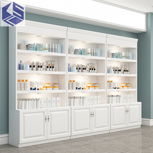 Mẫu hiển thị đứng mỹ phẩm chăm sóc da hiển thị trường hợp cửa hàng giày hiển thị đứng - Product Image 3