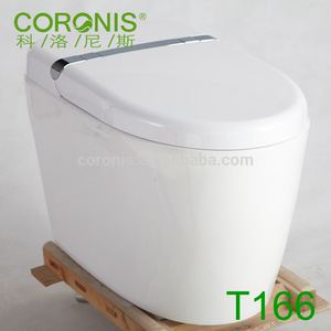 CORONIS Chine Luxe WC intelligent électronique à fonctions complètes, auto-nettoyant, chauffant, à <span class=keywords><strong>siphon</strong></span> automatique, bidet intégré, allongé - Product Image 4