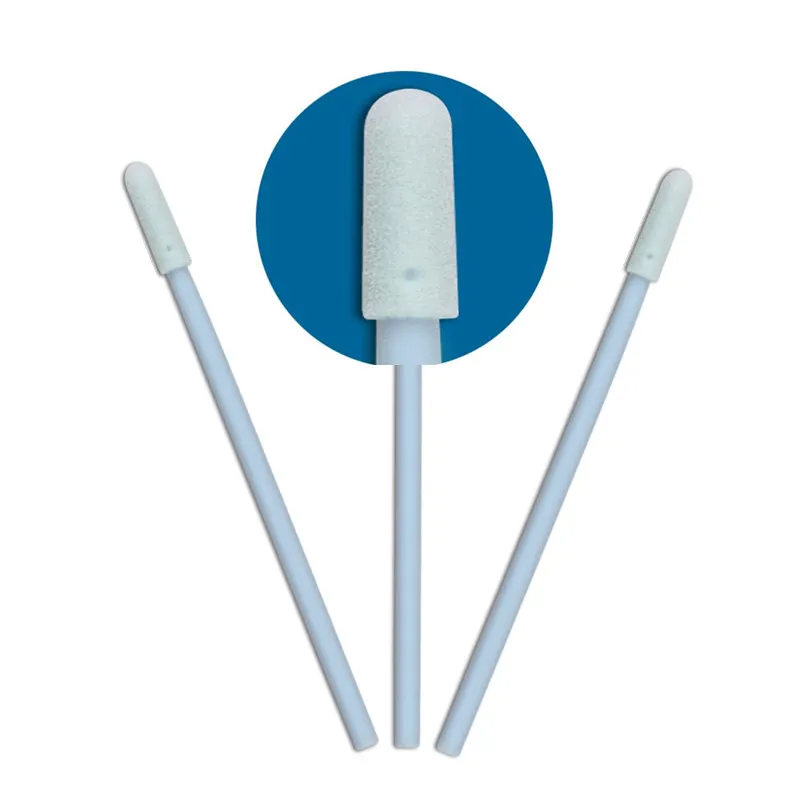 ฟองน้ำCleanroom Foam Swab StickสำหรับทำความสะอาดSemiconductor/LCD/PCB