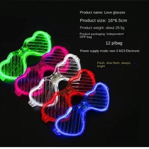 Gafas LED Inteligentes con Flash Electrónico, Decoración Navideña de Moda, Accesorios para Crear Ambiente, Gafas Fluorescentes de Plástico - Product Image 6