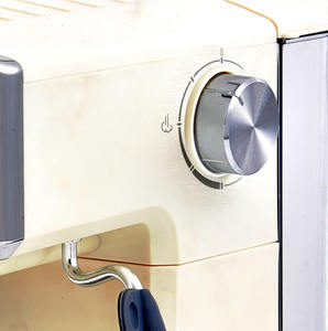 Cafetera Espresso Eléctrica Inteligente de 20 Bares, Color Beige, Semiautomática, Función de Calentamiento Rápido, para Hotel, de Plástico - Product Image 3