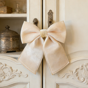 <span class=keywords><strong>Fiocco</strong></span> Natalizio Classico per Decorazioni Festive, Beige, Rosso e Verde, Grande <span class=keywords><strong>Fiocco</strong></span> Natalizio per <span class=keywords><strong>Porta</strong></span> o Ornamento per Albero di Natale, <span class=keywords><strong>Fiocco</strong></span> Natalizio Personalizzato - Product Image 3