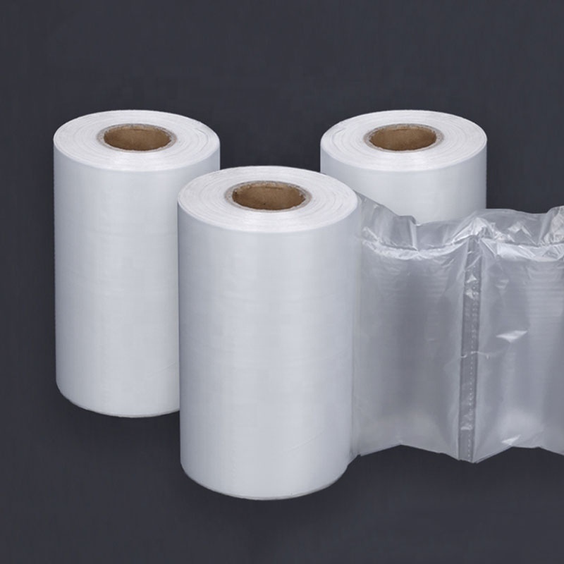Eco friendly Air Pillow Film Inflator Cosmetic Gift box Fruit Protective Packaging Plastic Air Bubble Roll Air Pouch Cushion Bag