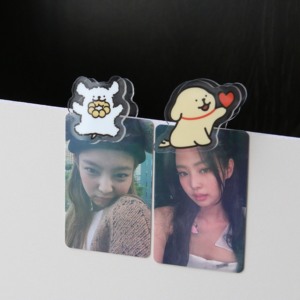 Double-Sided Cartoon Animal Pattern Custom PP Clip High Quality Eco-Friendly Acrylic Stock & Paper Clamps Custom Color CNC-Made