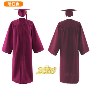 Robe de Cérémonie de Remise des Diplômes Jing Zherui pour Adultes Unisexe, Tissée, pour Baccalauréat et Maîtrise, Uniforme Scolaire, Vente Directe Usine - Product Image 2