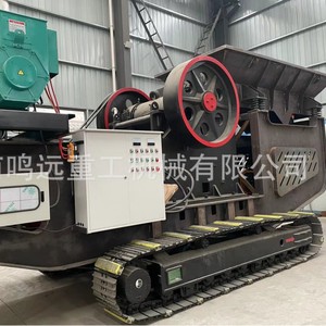 Concasseur à mâchoires mobile portable pour déchets de construction, capacité maximale de 800 t/h avec moteur AC - Product Image 2