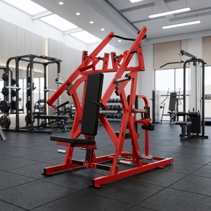 Máquina de gimnasio comercial con carga de placas para press de pecho isolateral y polea lateral, con brazos independientes de movimiento <span class=keywords><strong>convergente</strong></span> y <span class=keywords><strong>divergente</strong></span> - Product Image 4