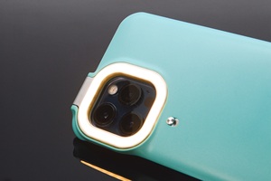 Anillo de Flash ABS + PC para espectáculo en vivo, funda de teléfono inteligente con relleno de luz LED para selfi, para iPhone 12 12 Pro - Product Image 6