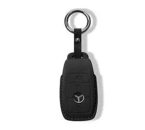 Hot Sale Leder Autos chl üssel Schlüssel halter benutzer definierte für Branding für Mercedes Benz Fernbedienung Schlüssel etui Abdeckung Shell
