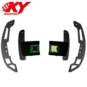 แป้นเปลี่ยนเกียร์คาร์บอนไฟเบอร์แบบแม่เหล็ก สำหรับฟอร์ด มัสแตง S550 GT GT350 GT500 เชลบี้ อีโคบูสต์ ปี 2015-2023 - Product Image 1