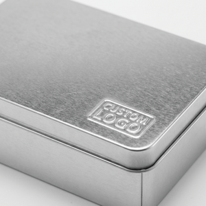 Scatola di Latta Rettangolare Mini con Coperchio Apribile e Stampa Personalizzata per Alimenti/Regali, Confezione per Caramelle in Metallo Opaco Stagnato, Nuovo Design 2025 - Product Image 5