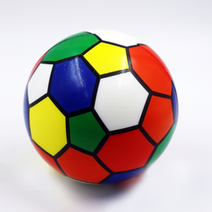 Ballon de football S.S International en caoutchouc moulé Soft Touch, taille 5, sûr, durable, haute rétention d'air, rebondissant, pour sports d'intérieur et jeux en famille - Product Image 4