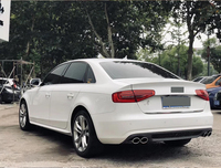 Diffuseur arrière de pièces de voiture de Style normal avec tuyau d'échappement pour Audi A4 S4 B8 B8.5 pièces de pare-chocs arrière 2008-2015 S4 Version sans ligne