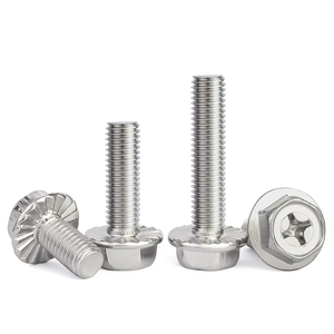 M6 M8 M10 M12 M14 siêu Duplex thép không gỉ 2205 2507 A286 Hex răng cưa mặt bích <span class=keywords><strong>Bolt</strong></span> với chủ đề đầy đủ và Hex Nut din6921 - Product Image 4