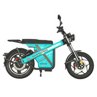 Scooter Eléctrico de Dos Ruedas Estilo Harley de Alta Velocidad con Varios Colores, Equipado con un Motor de 60V 2000W y una Autonomía de 40 km