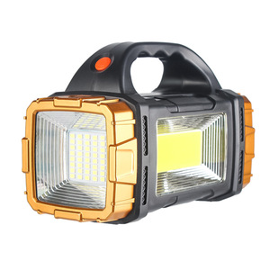 Lampe de recherche portable Gao Fei COB LED, rechargeable par USB et solaire, lampe de poche pour le camping en plein air, lampe d'urgence - Product Image 1