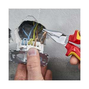 Knipex-08 26 145รวมเข็มจมูกชุบโครเมี่ยม, จับหุ้มฉนวนด้วยที่จับหลายองค์ประกอบ, VDE-ทดสอบ - Product Image 2