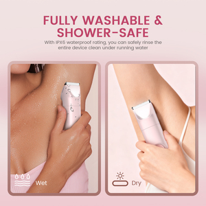 PRITECH 3'ü 1 Arada Su Geçirmez IPX6 Tüy Alma Makinesi Profesyonel Bikini Düzeltici Şarj Edilebilir Epilatör Vücut Elektrikli Tıraş Makinesi Kadınlar İçin - Product Image 3