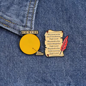 搪瓷别针定制搪瓷别针制造商定制设计翻领别针夹克背包帽子装饰胸针和礼品 - Product Image 4