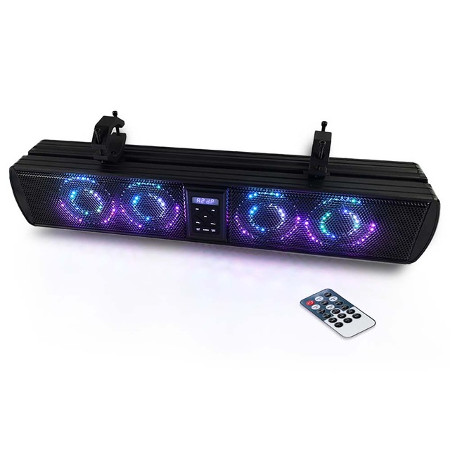 Customized OEM 26" Sound Bar Blue Tooth ATV UTV Colorful Audio Soundbar Waterproof Stereo Speaker