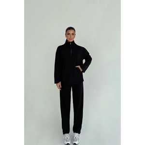 Chándal Deportivo para Niños Naerys, Negro, Cortavientos, Transpirable, con Cierre, Diseño Personalizado con Capucha, Tallas Grandes, Logotipo Impreso, para Correr en Invierno - Product Image 4